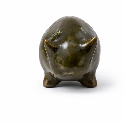 Elizabeth Skipworth Studio Pottery Bulls – Pair Vintage Lotus Pottery Animal Figures
