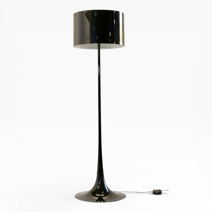 Flos Spun Light Floor Lamp – Black, Mid Century Design