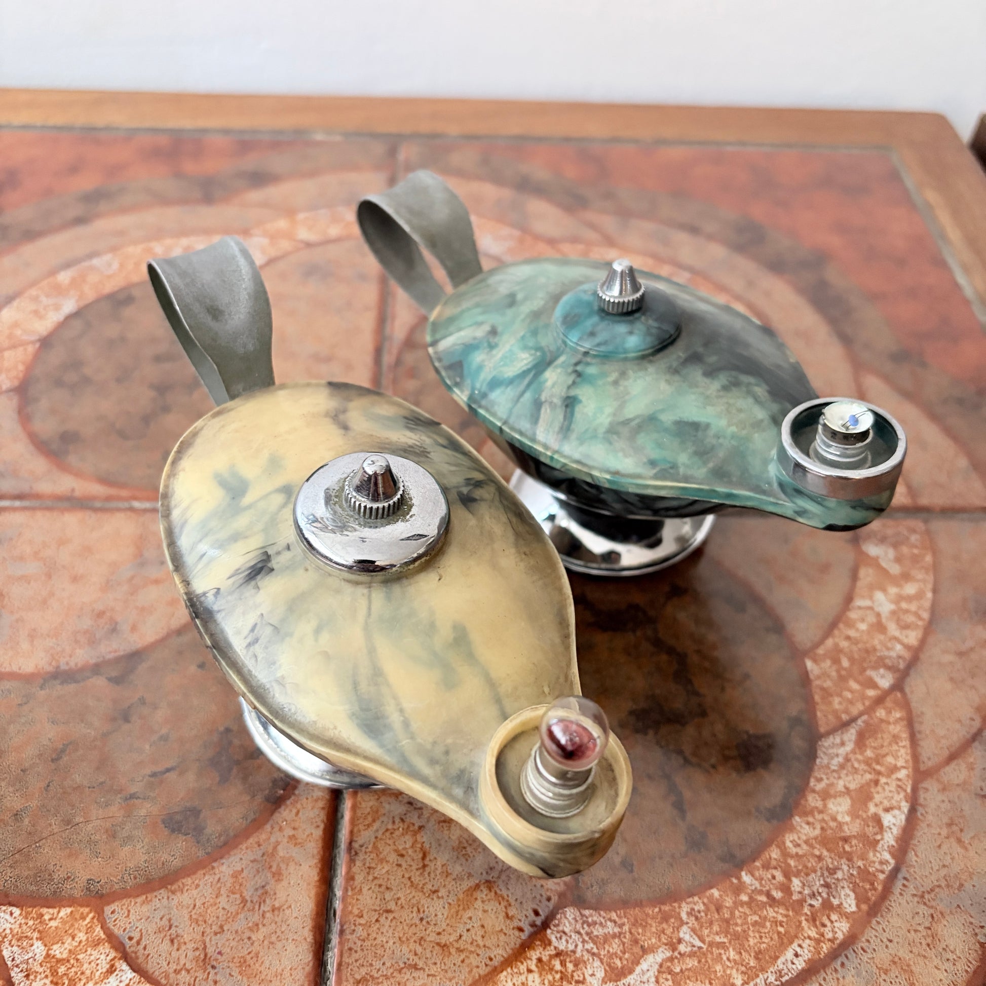 Vintage Pifco Aladdin’s Lamp Battery Powered Lamps – Pair