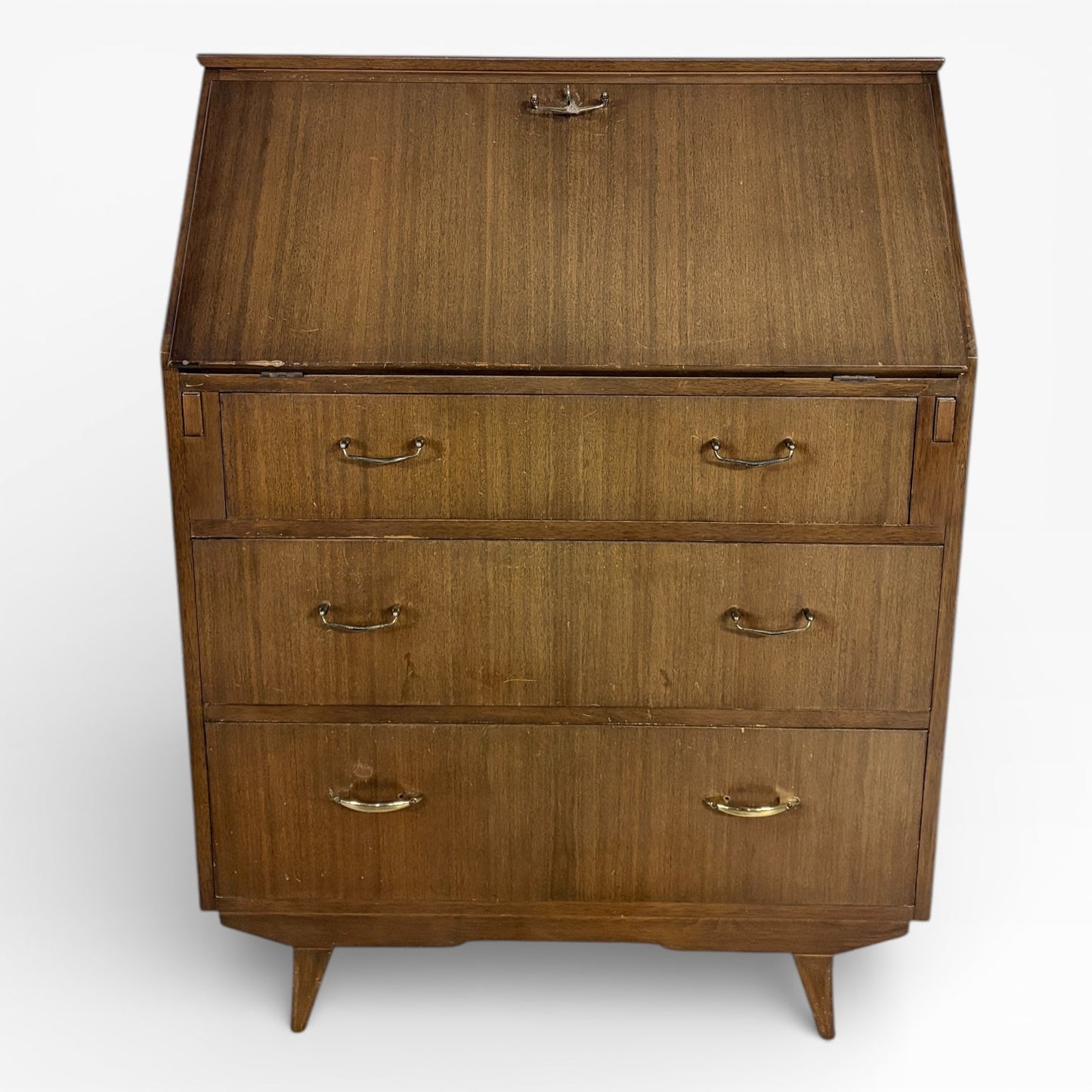 Mid-Century Sutcliffe of Todmorden Writing Bureau Desk