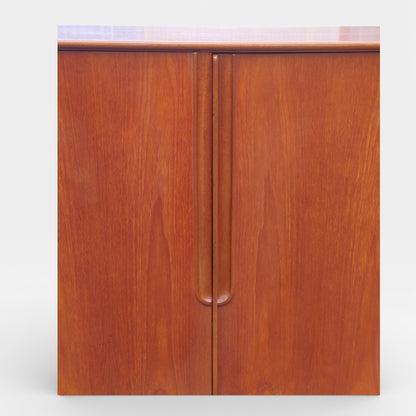 Mid Century Teak Sideboard | Vintage Danish Media Unit With Compact Storage