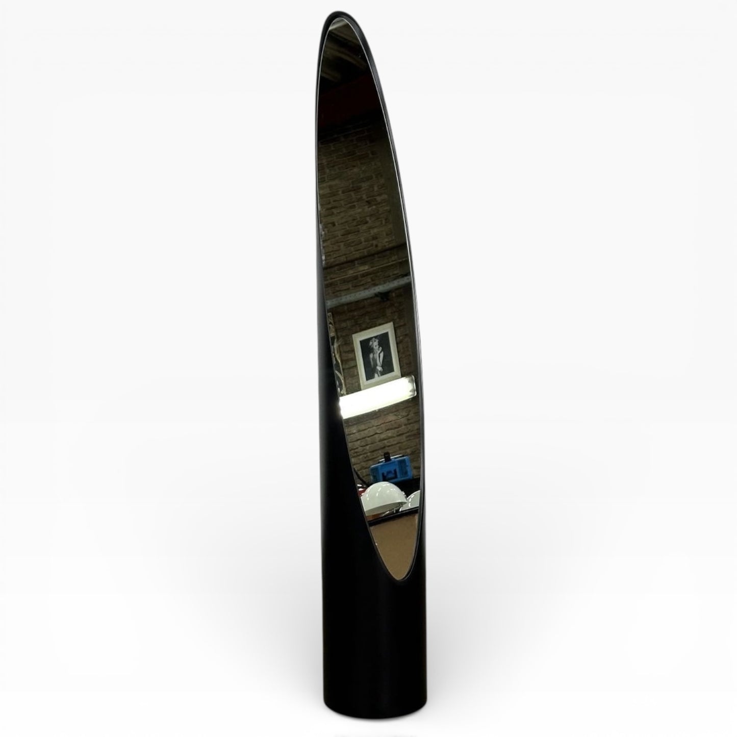1960s Italian Unghia ‘Lipstick’ Floor Mirror by Rodolfo Bonetto — view 8
