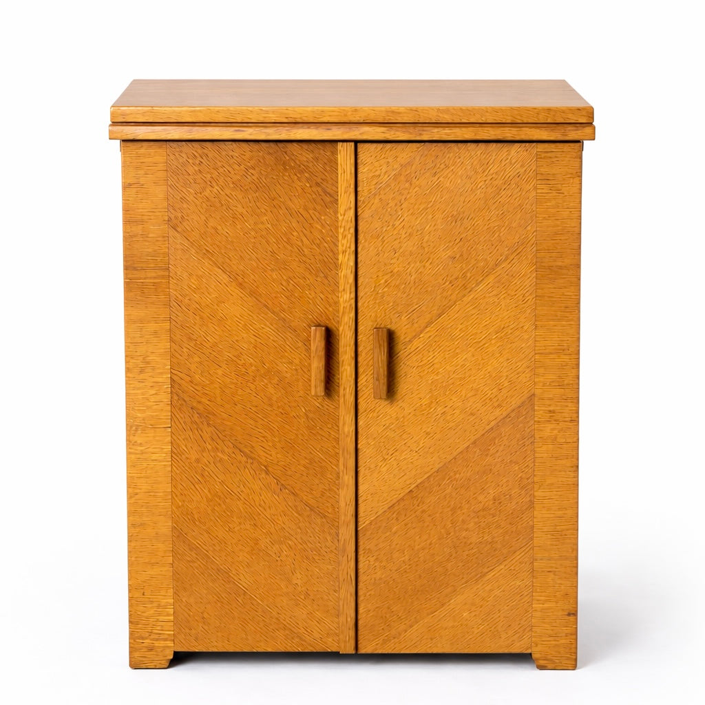 Antique Oak Singer Sewing Machine Cabinet