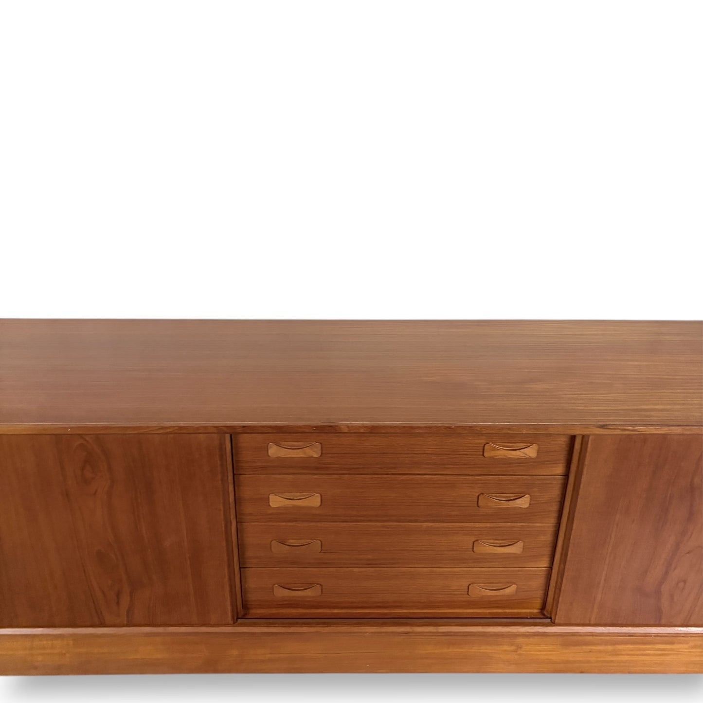 Clausen & Son Danish Teak Sideboard — Mid-Century Modern, Long Low Storage — view 7
