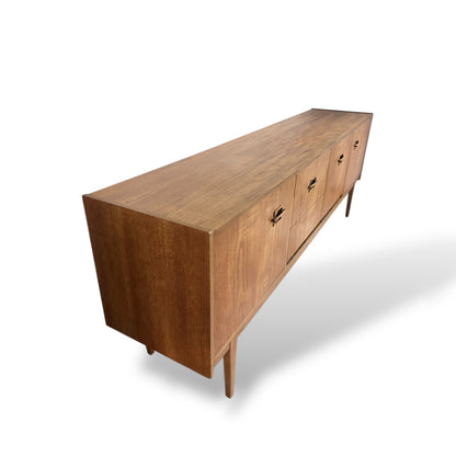 Mid-Century Modern Nathan Teak Sideboard – Extra Long 7ft Danish-Style Credenza — view 5