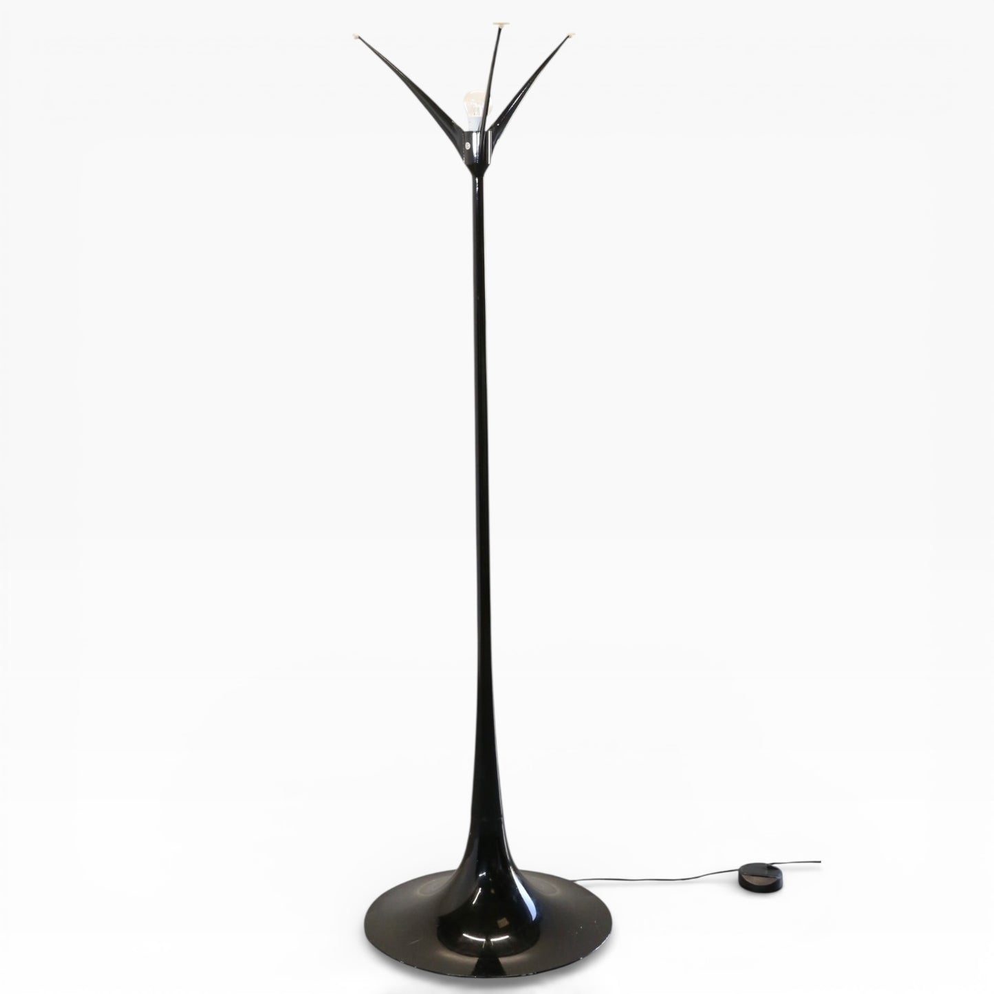 Flos Spun Light Floor Lamp – Black, Mid Century Design