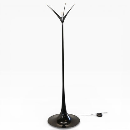 Flos Spun Light Floor Lamp – Black, Mid Century Design