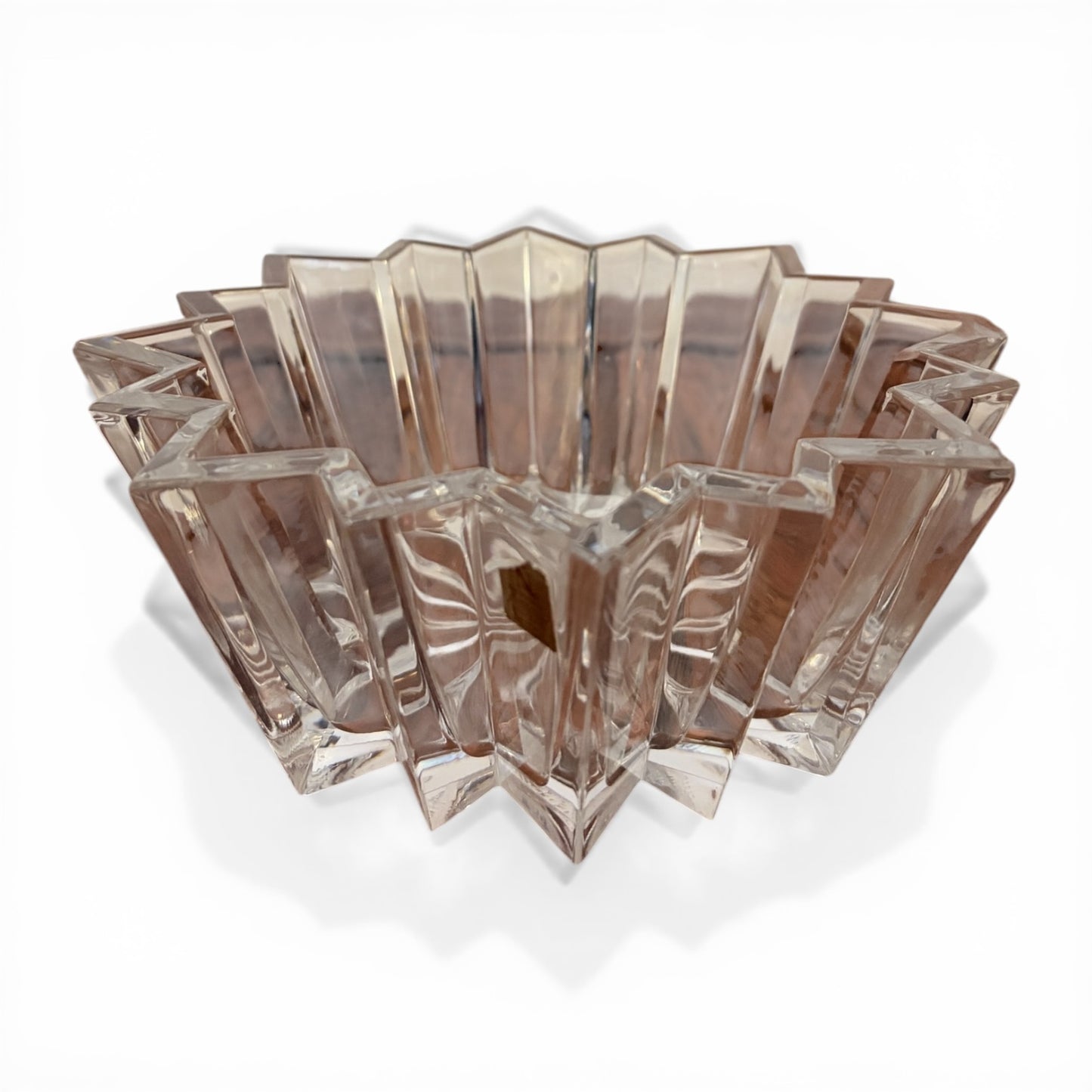 Mid Century Nachtmann Crystal Starburst Bowl – Cut Glass, Made in Germany