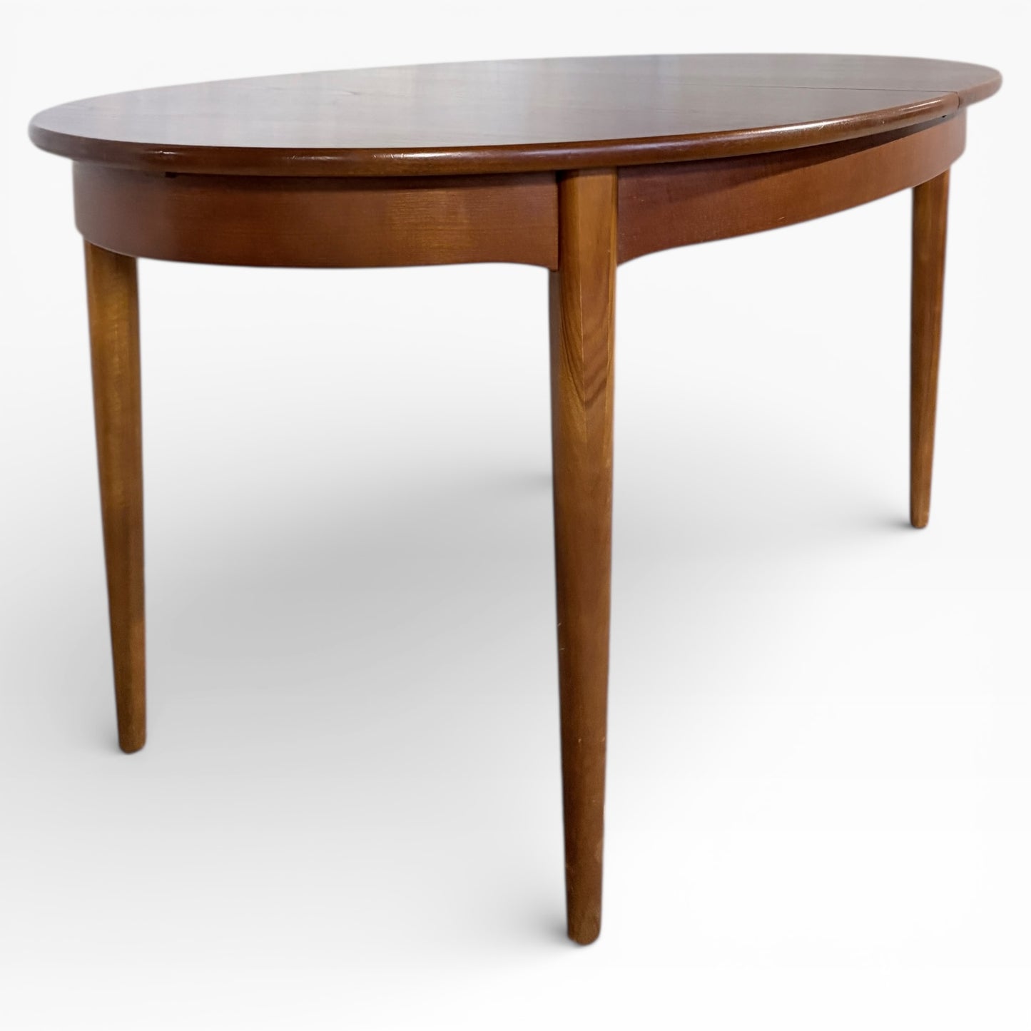 Jentique Mid-Century Oval Extending Dining Table