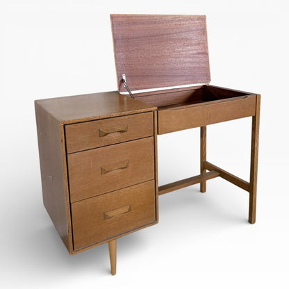 Oak Dressing Table / Desk by Stag – Vintage Mid-Century Design