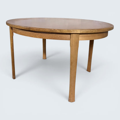 Mid-Century Sutcliffe of Todmorden Oval Extending Dining Table