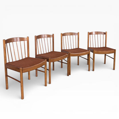 Vintage White & Newton Dining Chairs – Set of Four