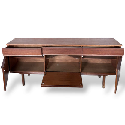Mid Century Stonehill Teak Sideboard / Long Lowboard Cabinet