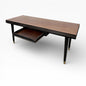 Vintage Space Age Coffee Table – Mid Century Retro Modern Low Profile Table with Removable Tray