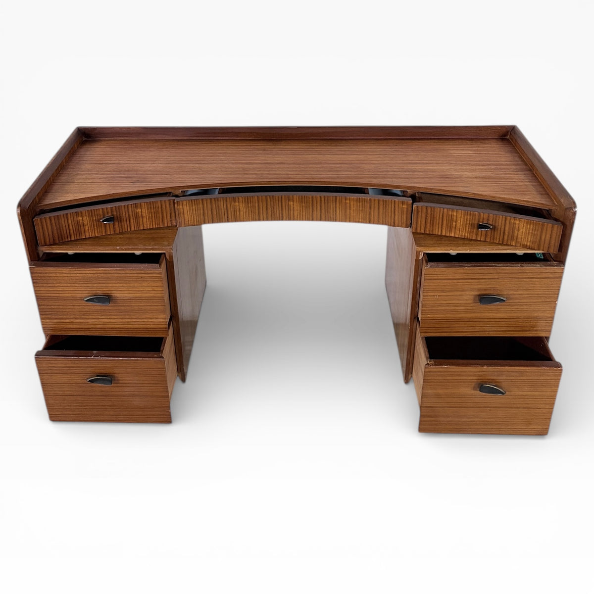 Mid-Century Lebus Walnut Writing Desk
