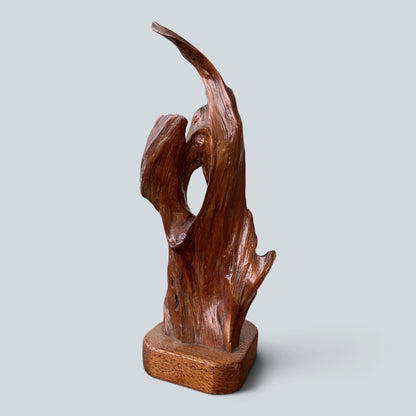 Vintage Mid-Century Abstract Root Wood Sculpture