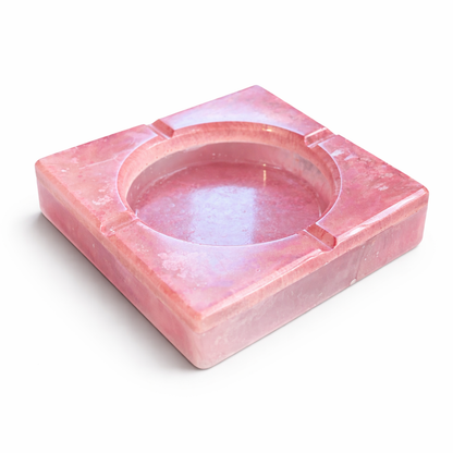 Vintage Pink Resin Ashtray