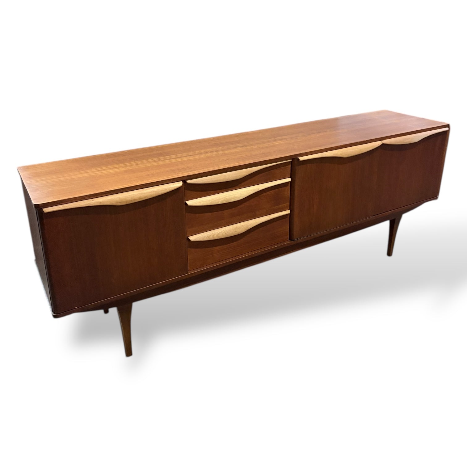 Large Mid Century Teak Sideboard by Stonehill – 1960s British Design — view 3