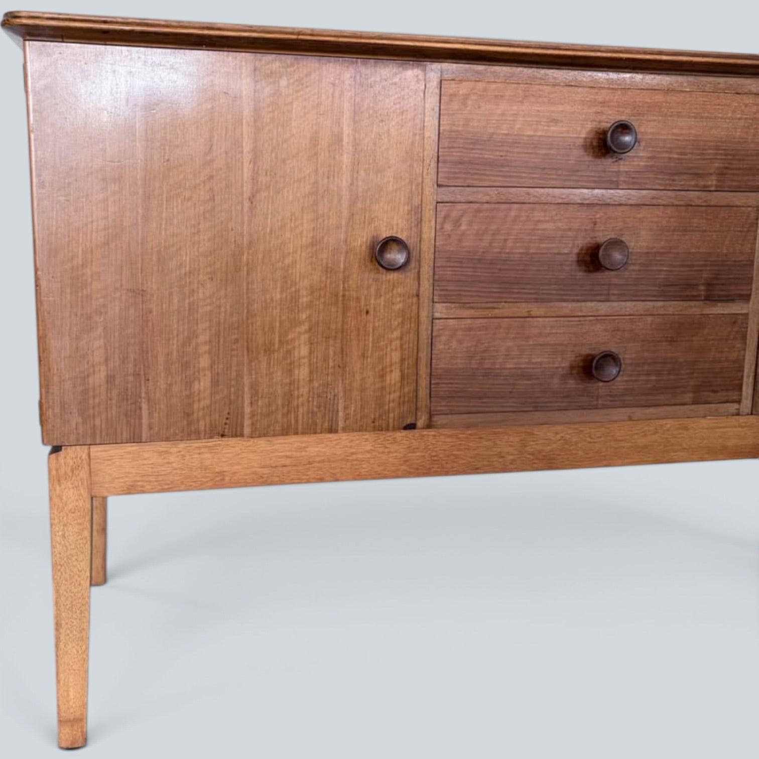 Mid Century Gordon Russell of Broadway Walnut Sideboard Cabinet