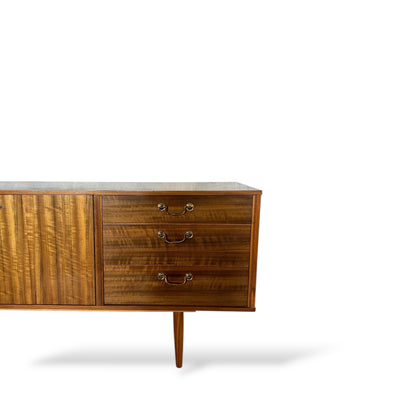 Morris of Glasgow Mid Century Walnut Sideboard – Vintage Credenza