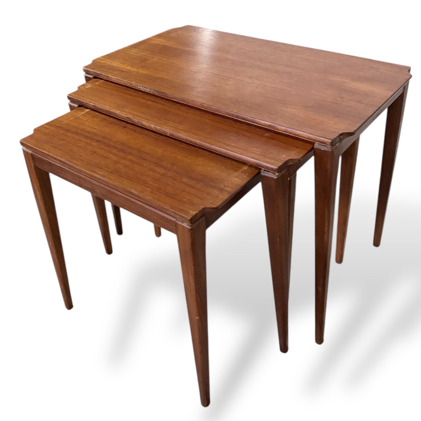 Mid-Century Teak Nest of 3 Tables by Richard Hornby