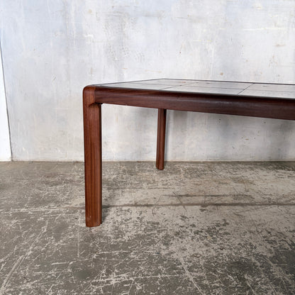 Rare Mid Century G Plan Teak & Ceramic Tile Coffee Table