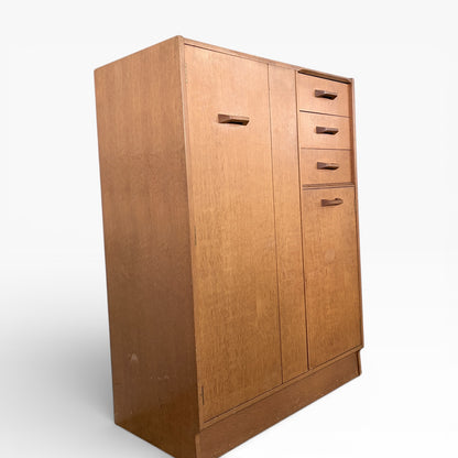 G Plan Brandon Mid-Century Oak Wardrobe with Drawers
