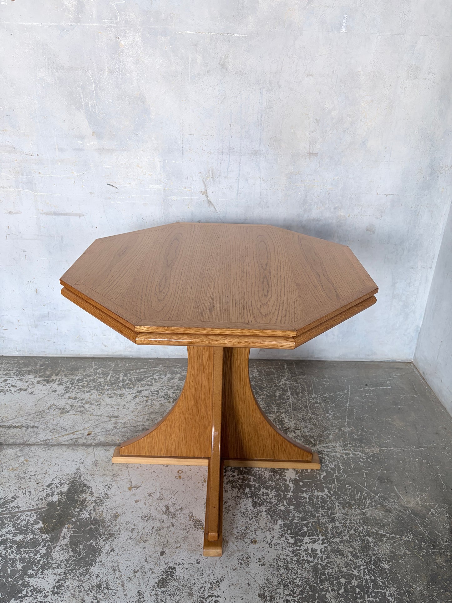Arts & Crafts Octagonal Oak Coffee Table