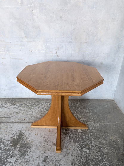 Arts & Crafts Octagonal Oak Coffee Table