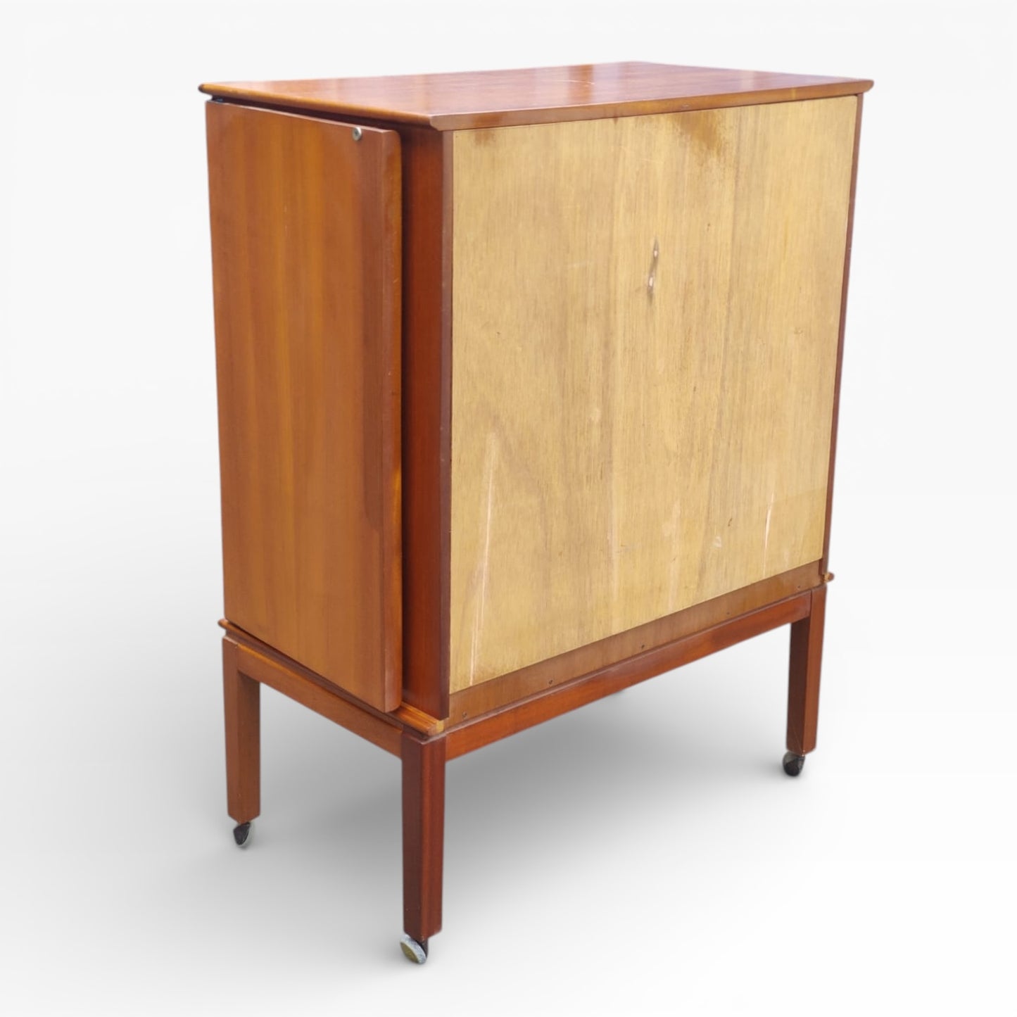 Mid Century Teak Sideboard | Vintage Danish Media Unit With Compact Storage