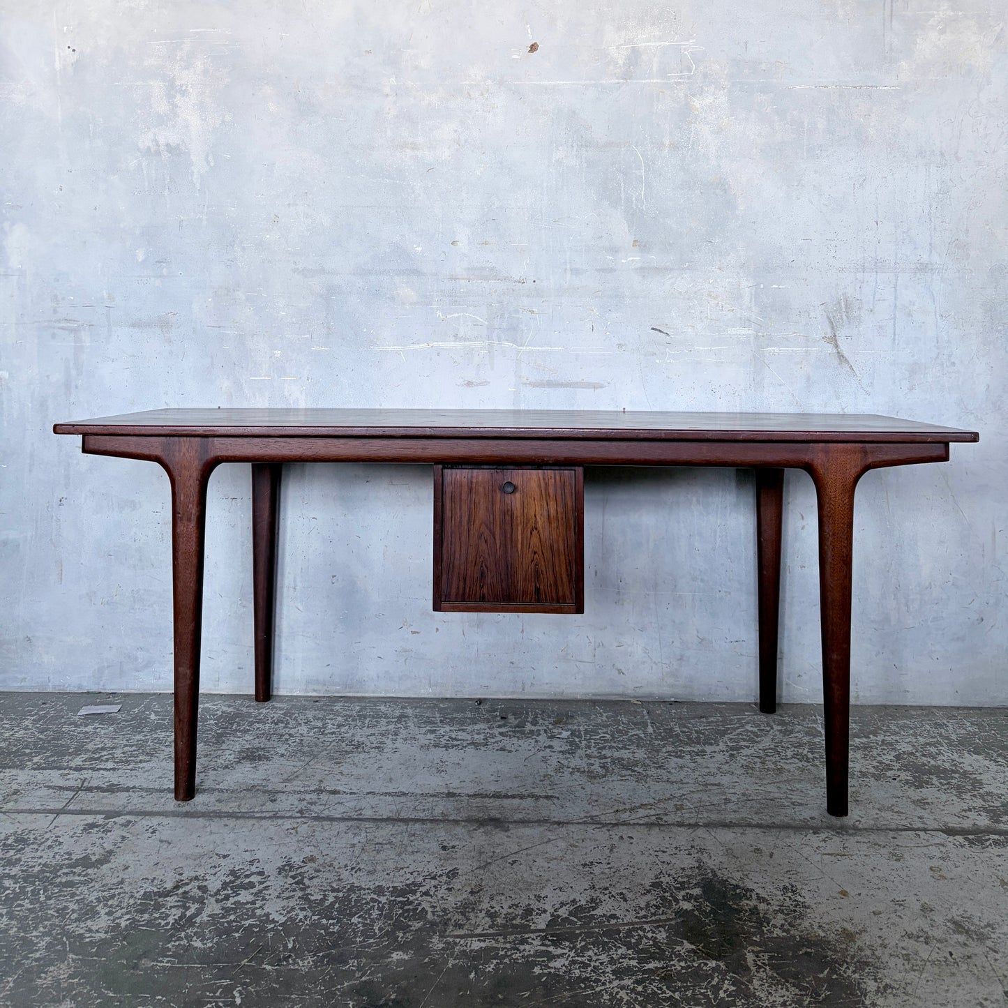 Mid Century Danish Rosewood Floating Coffee Table by Omann Jun