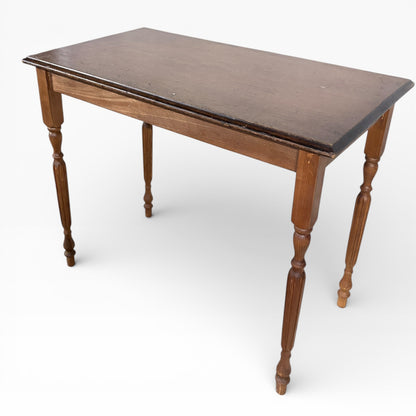 Mid Century Pine and Oak Console Table