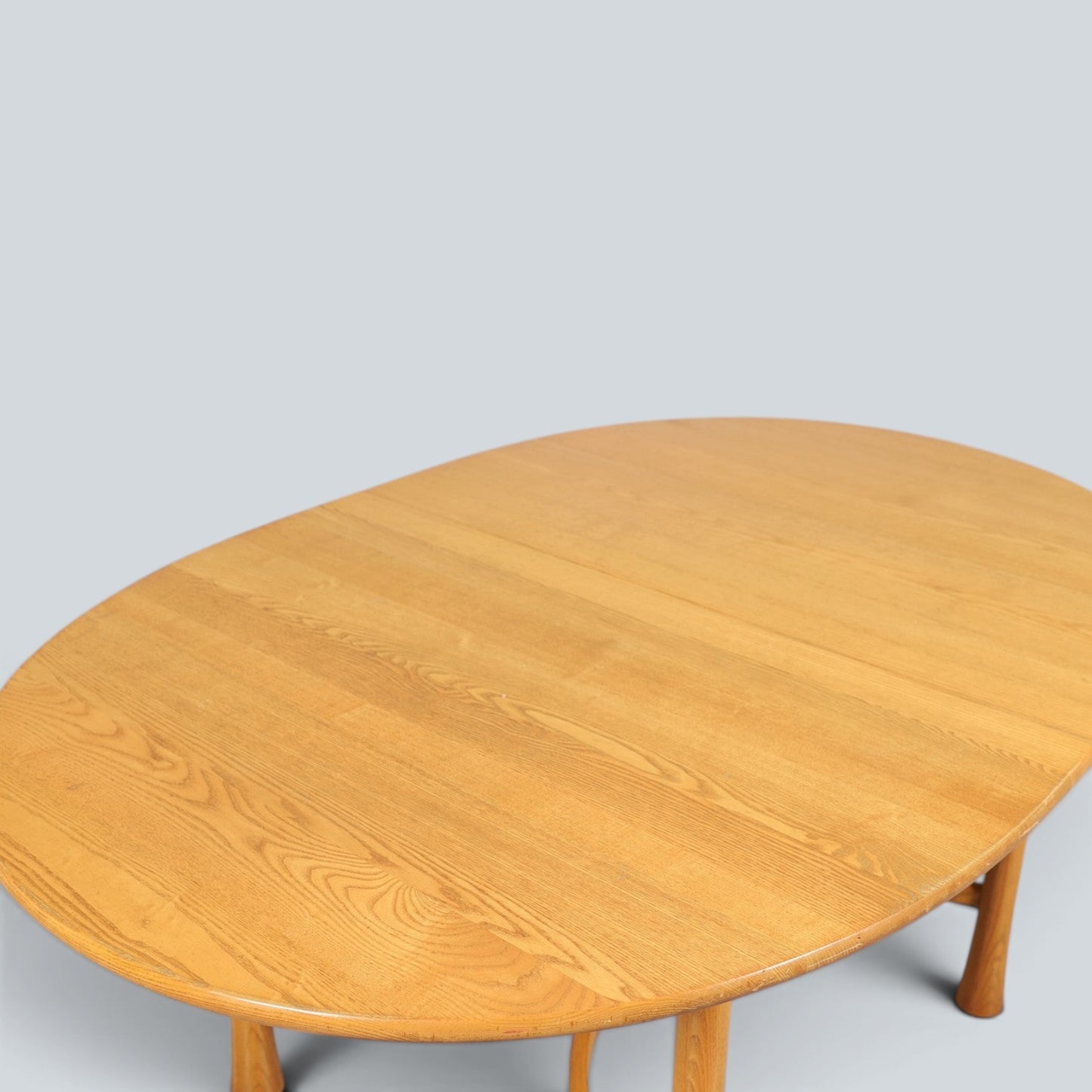 Ercol Saville Blonde Elm Oval Dining Table | Mid Century British Table