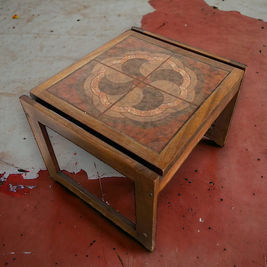 Mid Century Danish Tile Coffee Table