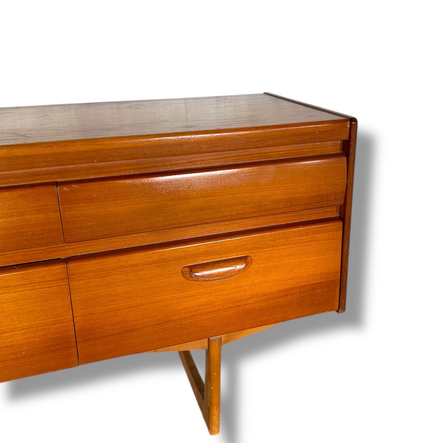Mid Century Modern Teak Sideboard Credenza By William Lawrence