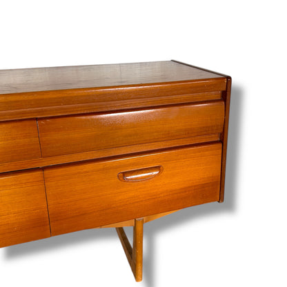 Mid Century Modern Teak Sideboard Credenza By William Lawrence
