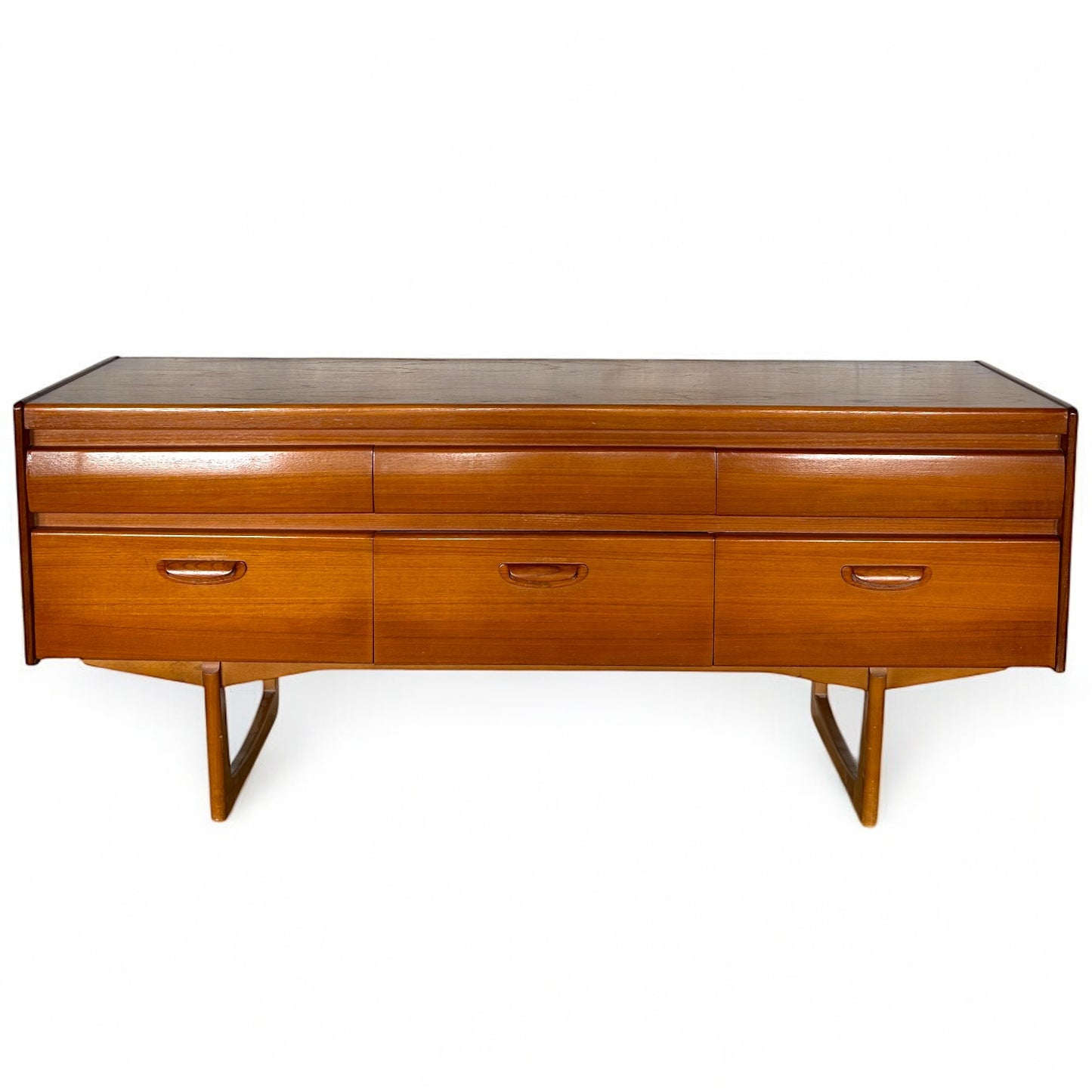 Mid Century Modern Teak Sideboard Credenza By William Lawrence