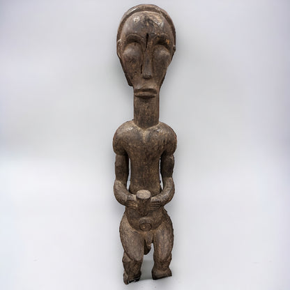 Antique Important Hemba Male Figure, Mambwe Region, Democratic Republic of the Congo