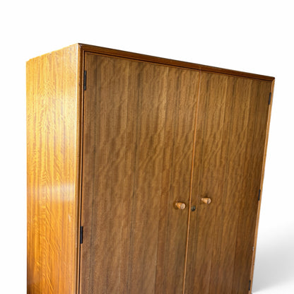 Alfred Cox walnut and teak double wardrobe retailed by Heal's – photo 2