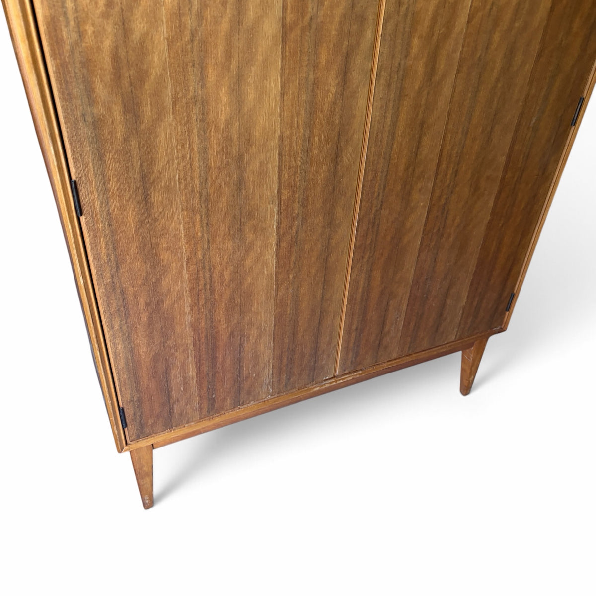 Alfred Cox walnut and teak double wardrobe retailed by Heal's – photo 3