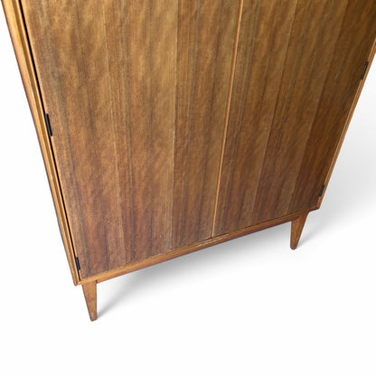 Alfred Cox walnut and teak double wardrobe retailed by Heal's – photo 3