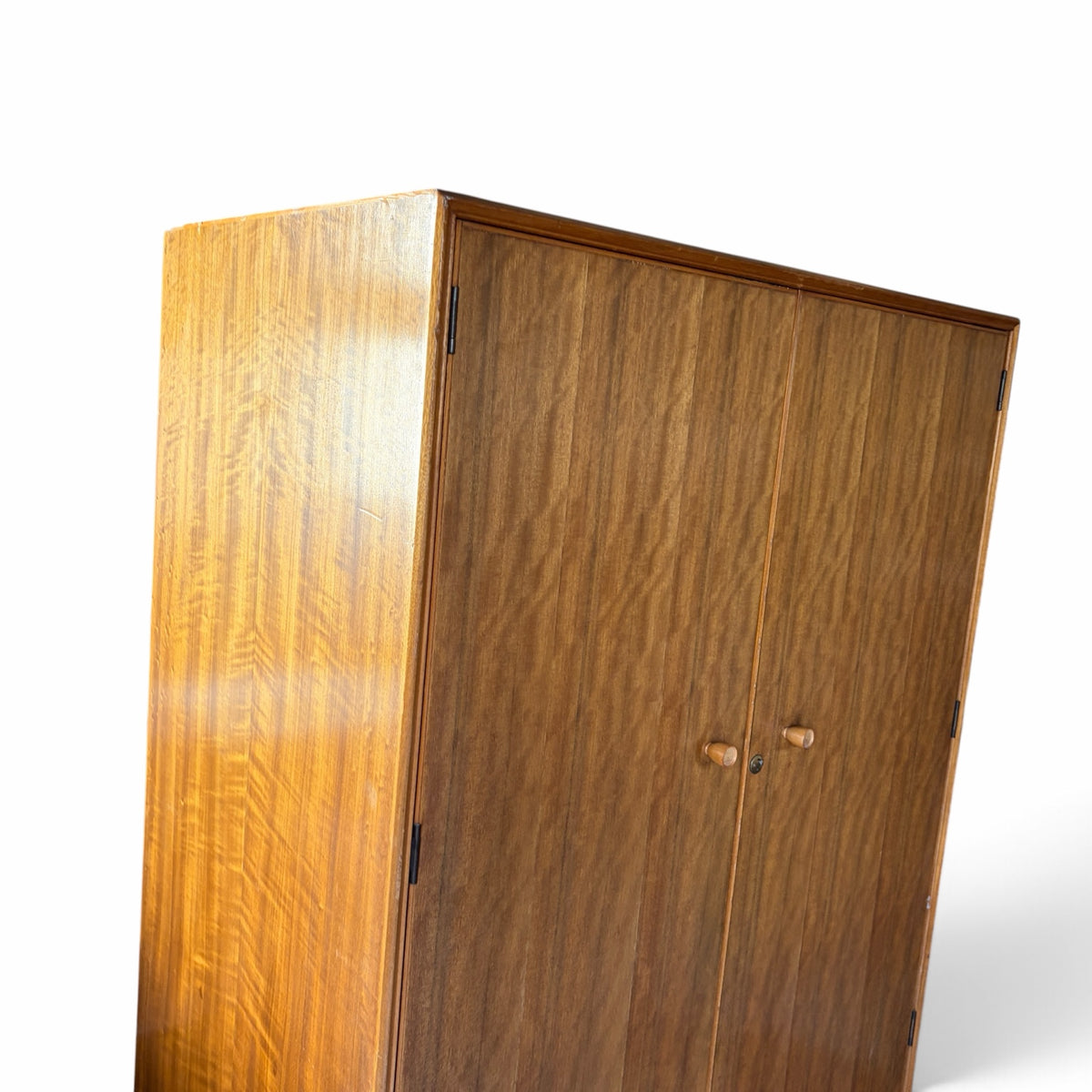 Alfred Cox walnut and teak double wardrobe retailed by Heal's – photo 5