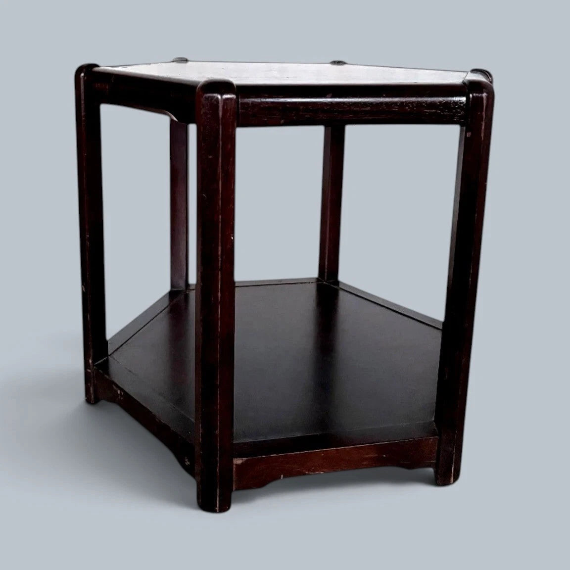 Danish hexagonal tabletop detail
