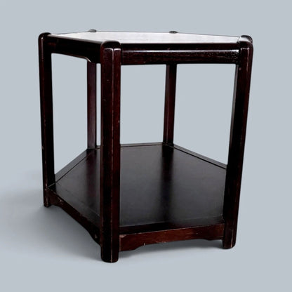 Danish hexagonal tabletop detail