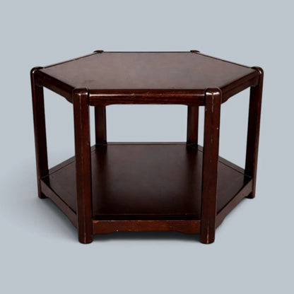 Danish two-tier table – side view