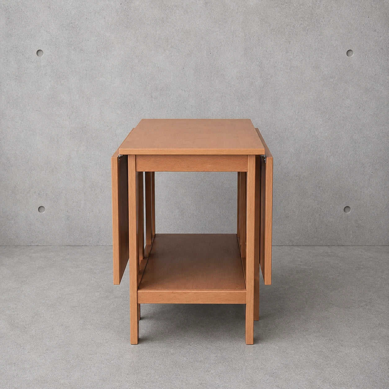 Vintage 1990s IKEA Beech Drop Leaf Dining Table - image 1