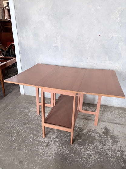 Vintage 1990s IKEA Beech Drop Leaf Dining Table - image 4