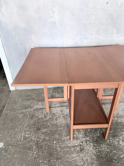 Vintage 1990s IKEA Beech Drop Leaf Dining Table - image 6