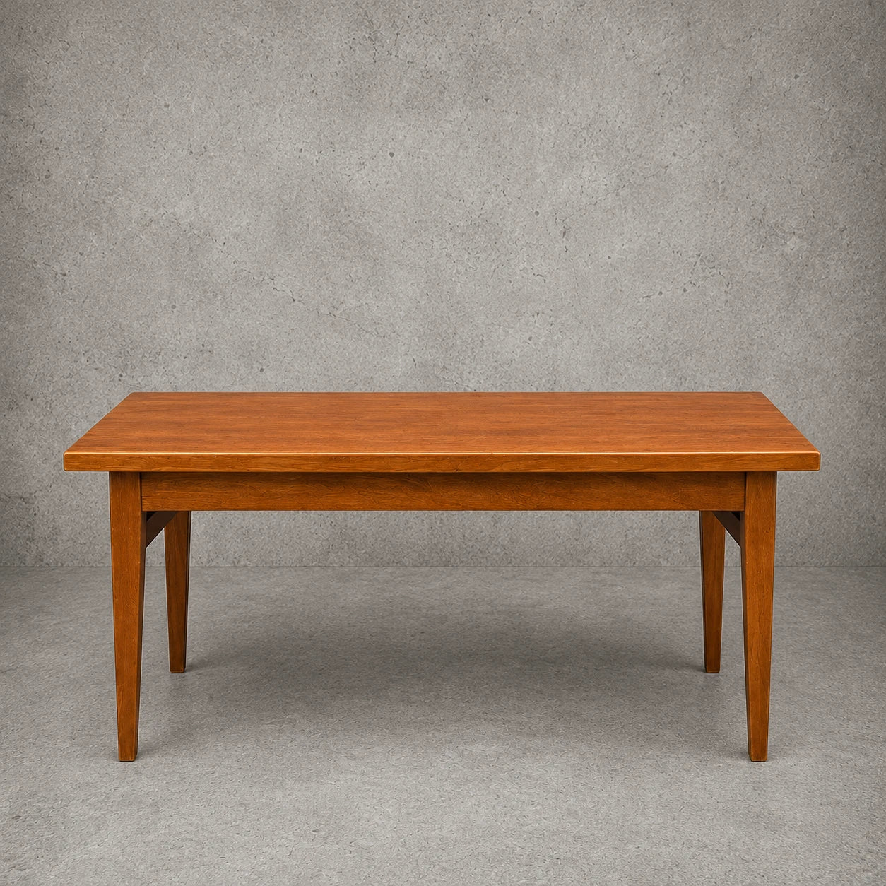 Mid Century Teak & Beech Long Coffee Table - image 1