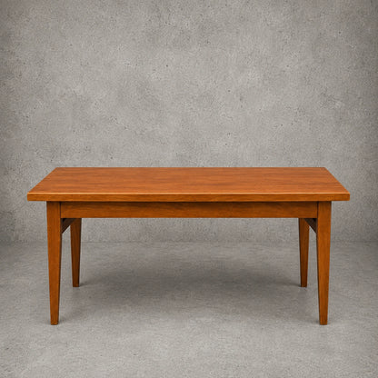 Mid Century Teak & Beech Long Coffee Table - image 1